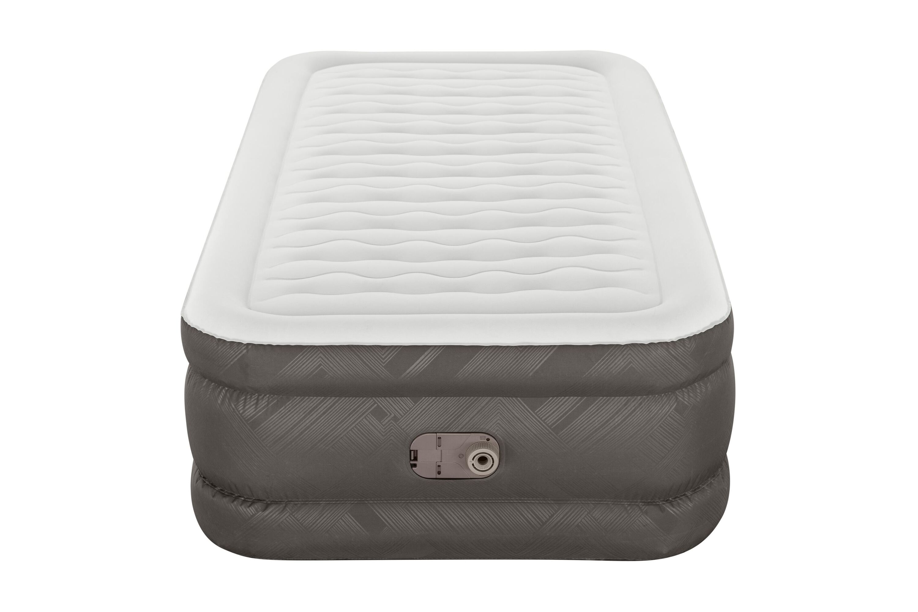 Materasso Gonfiabile Outsunny Singolo - Con Pompa A Pedale, 195x70x10 Cm, Blu - Foto 4