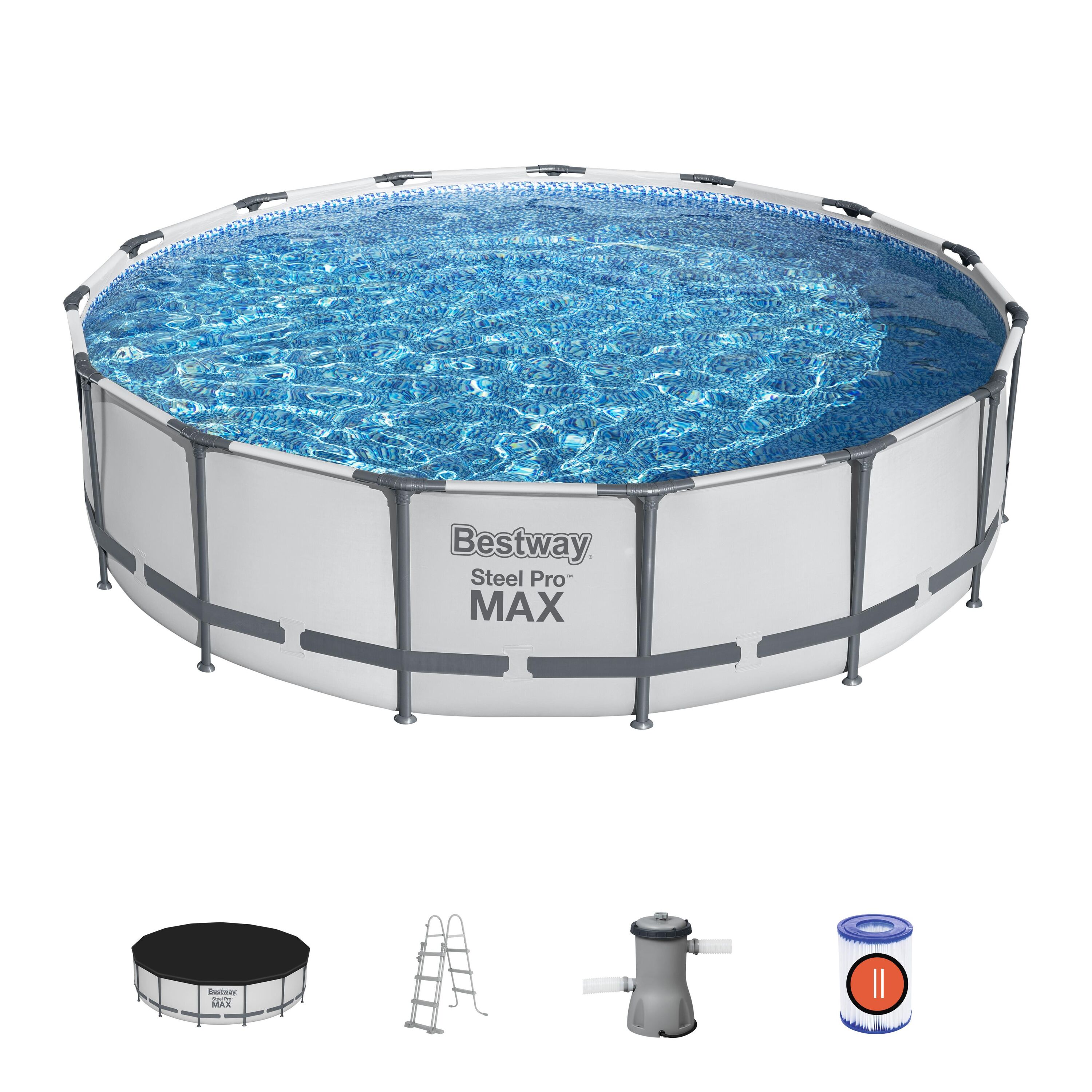 Piscine Hors Sol Ronde Steel Pro Max X Cm Piscines Hors Sol